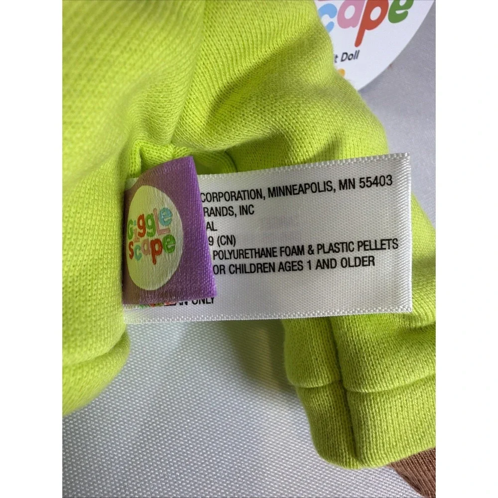 Gigglescape Soft AA Boy Doll in Lime Green Sweatsuit 15